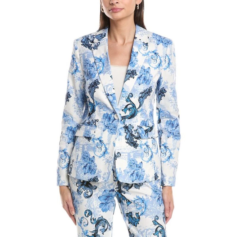 Tahari Asl Womens Blazer, Ivory - Picture 1 of 3